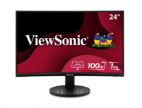 Monitor Curvo ViewSonic VA2416C LED 24", 1920x1080 Full HD, FreeSync, 100Hz, HDMI/DisplayPort, Bocinas Integradas, Negro