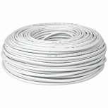 Volteck Bobina de Cable de Cobre con Aislamiento, 100 Metros, Blanco