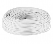 Volteck Bobina de Cable de Cobre con Aislamiento, 14 AWG, 100 Metros, Blanco