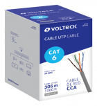 Volteck Bobina de Cable Ethernet Cat6, UTP, 305 Metros