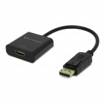 Vorago Adaptador DisplayPort Macho - HDMI Hembra, Negro ― ¡Compra más de $500 en productos de la marca y participa por una Laptop ALPHA PLUS!