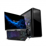 Computadora Gamer Vorago CSG300, AMD Ryzen 5 5600G 3.90GHz, 16GB, 2TB + 240GB SSD, Windows 10 Prueba ― Incluye Monitor 23.8", Teclado, Mouse, Audífonos y Mousepad