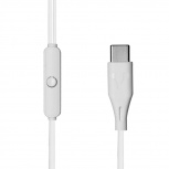 Vorago Audífonos Intrauriculares con Micrófono EP-306-WH, Alámbrico, 1.2 Metros, USB-C, Blanco - Imagen adicional 4