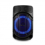 Vorago Bafle con Karaoke KSP-502, Bluetooth, Alámbrico/Inalámbrico, 80W RMS, USB 2.0, Negro - incluye Micrófono