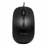 Mouse Vorago Óptico MO-100, Alámbrico, USB, 1000DPI, Negro