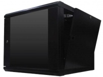WAM Gabinete de Pared, 12U, Negro