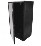 WAM Gabinete de Piso con Puerta, 22U, Negro