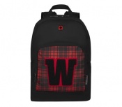 Wenger/SwissGear Mochila de Poliéster Crango para Laptop 16", Negro/Rojo