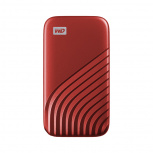 SSD Externo Western Digital WD My Passport, 2TB, USB 3.2, Rojo