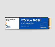 SSD Western Digital WD Blue SN580 NVMe, 2TB, PCI Express 4.0, M.2 ― ¡Compra y recibe un código de regalo por valor de $100 en Starbucks! Limitado a 1 código por cliente