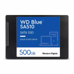 SSD WD Blue SA510, 500GB, 2.5", 510 MB/s Escritura, 560 MB/s Lectura, SATA III
