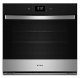 Whirlpool Horno Eléctrico MOES6030LZ, 2750W, 260 °C máx, Negro/Plata