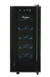 Whirlpool Enfriador de Vinos C2001, con 1 Zona de Temperatura, 5 Estantes, 12 Botellas, 127V, Negro