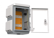 Wi-Tek Gabinete para Pared 14" WI-IOTBOX03-V3, 19U, hasta 15kg