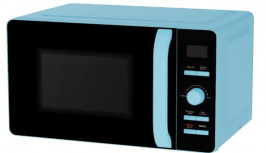 Winia Horno de Microondas KOS-61HAZ, 0.7 Pies Cúbicos, 700W, Azul/Negro