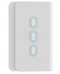 Wulian Interruptor de Luz Inteligente SWITCHAW3LN, 3 Botones, Inalámbrico, Blanco