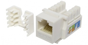 X-Case Jack de Red Cat6 UTP, RJ-45, Blanco