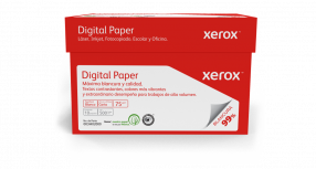 Xerox Papel Bond Digital Paper 75g/m², 5000 Hojas de Tamaño Carta, Blancura 99%