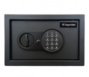 XE Seguridad Caja Fuerte CFD-20 con Teclado, Negro
