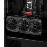 Gabinete XPG Defender, Midi-Tower, ATX/CEB/EATX/EEB/Micro-ATX/Mini-ITX, USB 3.0, sin Fuente, 3 Ventiladores Instalados, Negro image