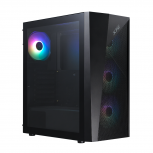 Gabinete XPG LANDER 500, Midi-Tower, ATX/Micro-ATX/Mini-ITX, USB 3.0, sin Fuente, 4 Ventiladores Instalados, Negro