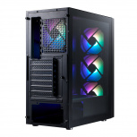 Gabinete XPG Lander 500, Midi-Tower, ATX/EATX/Micro-ATX/Mini-ITX, USB 3.0, sin Fuente, 4 Ventiladores Instalados, Negro image