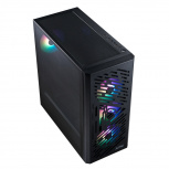 Gabinete XPG Lander 500, Midi-Tower, ATX/EATX/Micro-ATX/Mini-ITX, USB 3.0, sin Fuente, 4 Ventiladores Instalados, Negro image