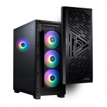 Gabinete XPG Lander 500, Midi-Tower, ATX/EATX/Micro-ATX/Mini-ITX, USB 3.0, sin Fuente, 4 Ventiladores Instalados, Negro image