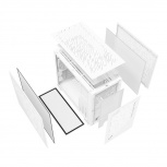 Gabinete XPG VALORAIRNANOMAA-WHCWW, Midi-Tower, Micro-ATX/Mini-ITX, USB 3.0, sin Fuente, 1 Ventilador Instalado, Blanco image