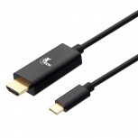 Xtech Cable USB C Macho - HDMI Macho, 1.8 Metros, Negro