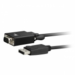 Xtech Cable DisplayPort Macho - VGA (D-Sub) Macho, 1080p, 1.8 Metros, Negro
