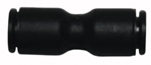 XTralis Conector Recto VSP-1002, 4mm a 4mm, Negro
