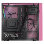 Gabinete Xtreme PC Gaming Dragonfly CXT320PK, Midi-Tower, ATX/Micro-ATX/Mini-ITX, USB 2.0/3.0, con Fuente de 600W, 4 Ventiladores Instalados, Rosa - Imagen adicional 2