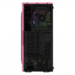 Gabinete Xtreme PC Gaming Dragonfly CXT320PK, Midi-Tower, ATX/Micro-ATX/Mini-ITX, USB 2.0/3.0, con Fuente de 600W, 4 Ventiladores Instalados, Rosa - Imagen adicional 3