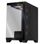 Gabinete Xtreme PC Gaming CXT3600BK, Mini-Tower, Micro-ATX/Mini-ITX, USB 2.0/3.0, sin Fuente, 5 Ventiladores Instalados, Negro - Imagen adicional 1