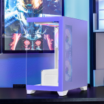 Gabinete Xtreme PC Gaming Crystal Hive, Mini-Tower, Micro-ATX/Mini-ITX, USB 2.0/3.0, sin Fuente, 5 Ventiladores Instalados, Morado - Imagen adicional 4