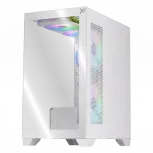 Gabinete Xtreme PC Gaming MG-36012, Mini-Tower, Micro-ATX/Mini-ITX, USB 2.0/3.0, sin Fuente, 5 Ventiladores Instalados, Blanco - Imagen adicional 1