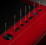 Gabinete Xtreme PC Gaming Evangelion 02 Edition, Full Tower, ATX/EATX/Micro-ATX/Mini-ITX, USB 2.0/3.0, sin Fuente, 4 Ventiladores Instalados, Rojo - Imagen adicional 4