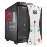Gabinete Xtreme PC Gaming Evangelion, Midi-Tower, ATX/Micro-ATX/Mini-ITX, USB 3.0, sin Fuente, 2 Ventiladores Instalados, Negro/Blanco - Imagen adicional 1