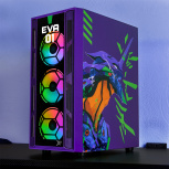 Gabinete Xtreme PC Gaming Evangelion 01 Comic, Midi-Tower, ATX/Micro-ATX/Mini-ITX, USB 2.0/3.0, con Fuente de No disponible, 4 Ventiladores Instalados, Morado - Imagen adicional 8