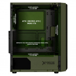 Gabinete Xtreme PC Gaming MG-23143, Midi-Tower, ATX/Micro-ATX/Mini-ITX, USB 2.0/3.0, sin Fuente, 4 Ventiladores Instalados, Verde - Imagen adicional 2
