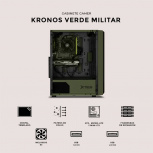 Gabinete Xtreme PC Gaming MG-23082, Midi-Tower, ATX/Micro-ATX/ITX, USB 2.0/3.0, sin Fuente, 4 Ventiladores Instalados, Negro - Imagen adicional 4