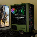 Gabinete Xtreme PC Gaming MG-23082, Midi-Tower, ATX/Micro-ATX/ITX, USB 2.0/3.0, sin Fuente, 4 Ventiladores Instalados, Negro - Imagen adicional 5