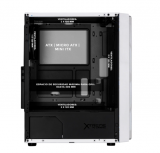 Gabinete Xtreme PC Gaming Kronos, Midi-Tower, ATX/Micro-ATX/Mini-ITX, USB 2.0/3.0, con Fuente de 600W, 4 Ventiladores Instalados, Blanco - Imagen adicional 2
