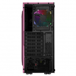 Gabinete Xtreme PC Gaming Jinx, Midi-Tower, ATX/Micro-ATX/Mini-ITX, USB 2.0/3.0, sin Fuente, 4 Ventiladores Instalados, Rosa - Imagen adicional 2