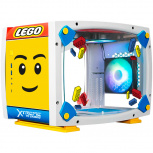 Gabinete Xtreme PC Gaming Lego Edition, Mini-Tower, Mini-ITX, USB 3.0, sin Fuente, 3 Ventiladores Instalados, Amarillo - Imagen adicional 3