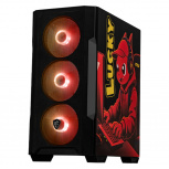 Gabinete Xtreme PC Gaming MG-23147, Mini-Tower, ATX/Micro-ATX/Mini-ITX, USB 2.0, sin Fuente, 4 Ventiladores Instalados, Negro - Imagen adicional 1