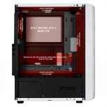 Gabinete Xtreme PC Gaming MG-23142, Midi-Tower, ATX/Micro-ATX/Mini-ITX, USB 2.0/3.0, sin Fuente, 4 Ventiladores Instalados, Negro/Blanco - Imagen adicional 2