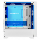 Gabinete Xtreme PC Gaming Sonic Flash Edition, Micro-Tower, Micro-ATX/Mini-ITX, USB 2.0, sin Fuente, 4 Ventiladores Instalados, Blanco - Imagen adicional 2