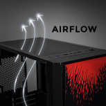 Gabinete Xtreme PC Gaming Spider-ManIIV2, Micro-Tower, Micro-ATX/Mini-ITX, USB 2.0, sin Fuente, 3 Ventiladores Instalados, Negro - Imagen adicional 6